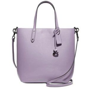 Coach Refined Calf Leather Central Shopper Tote Shoulder Bag
